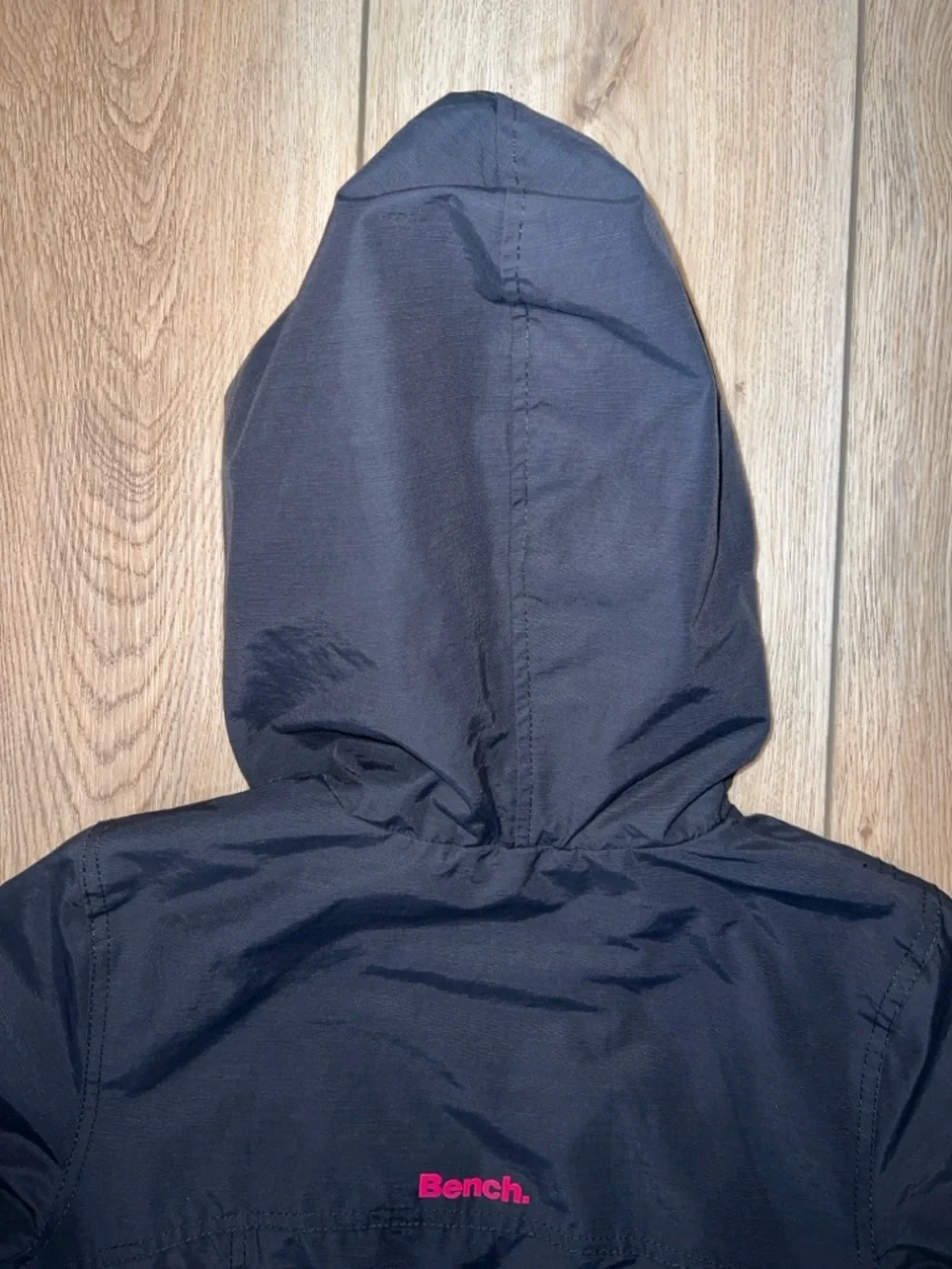 Bench Black Double Zip Hooded Rain Jacket - Picture 13 of 16
